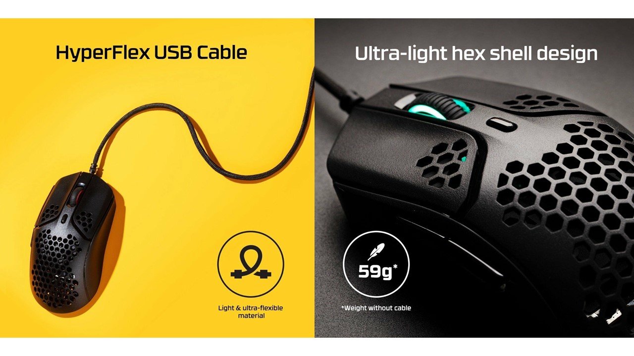 HyperX Pulsefire Haste - Gaming Mouse (Black)
